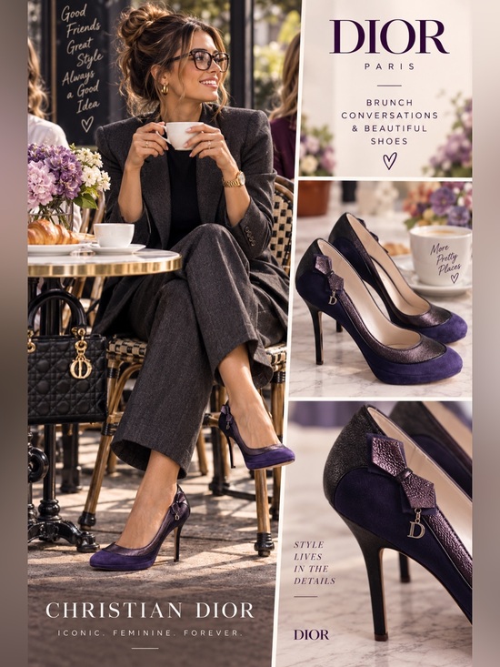 Dior Shoes - Christian Dior Purple Heels Pumps Shoes